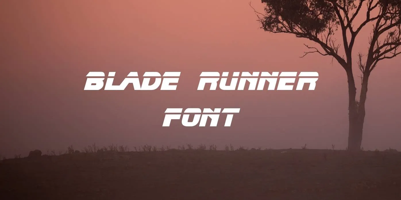 Blade Runner Font Free Download