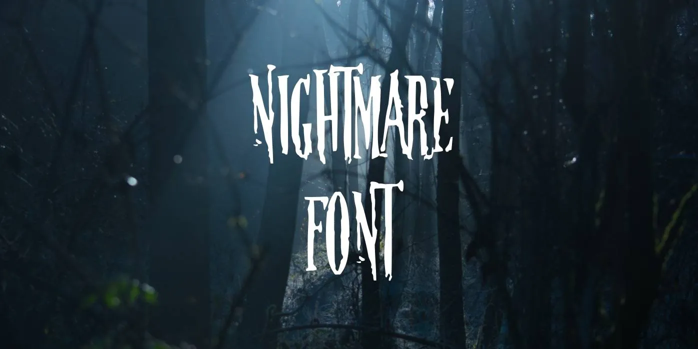 Nightmare Font Free Download
