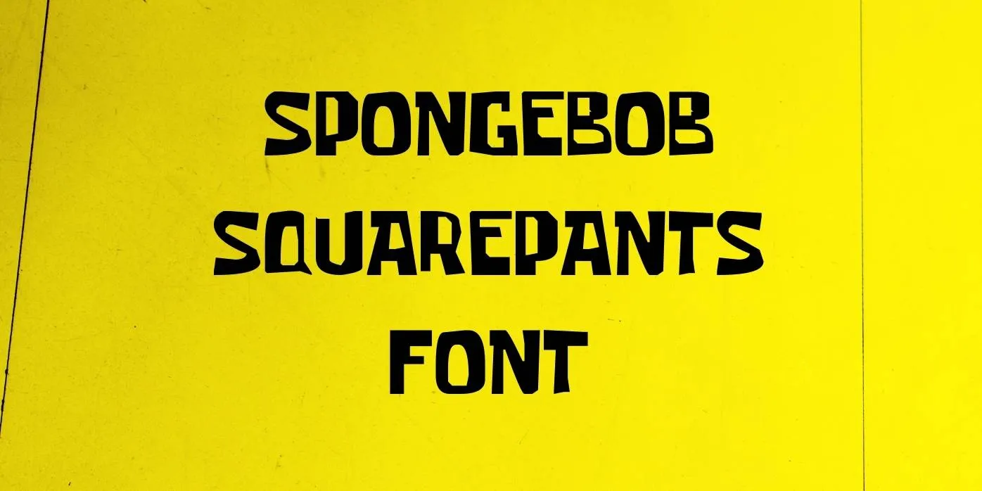 Spongebob Squarepants Font Free Download