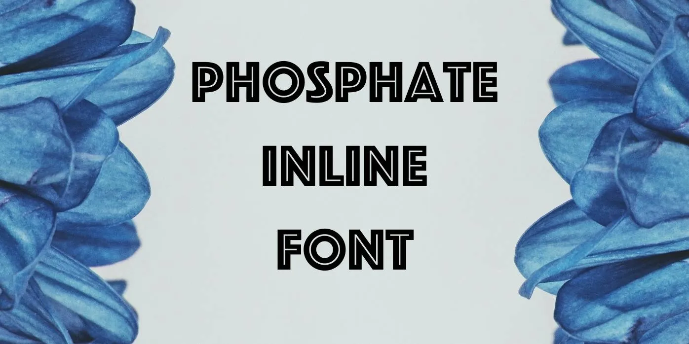 Phosphate Inline Font Free Download