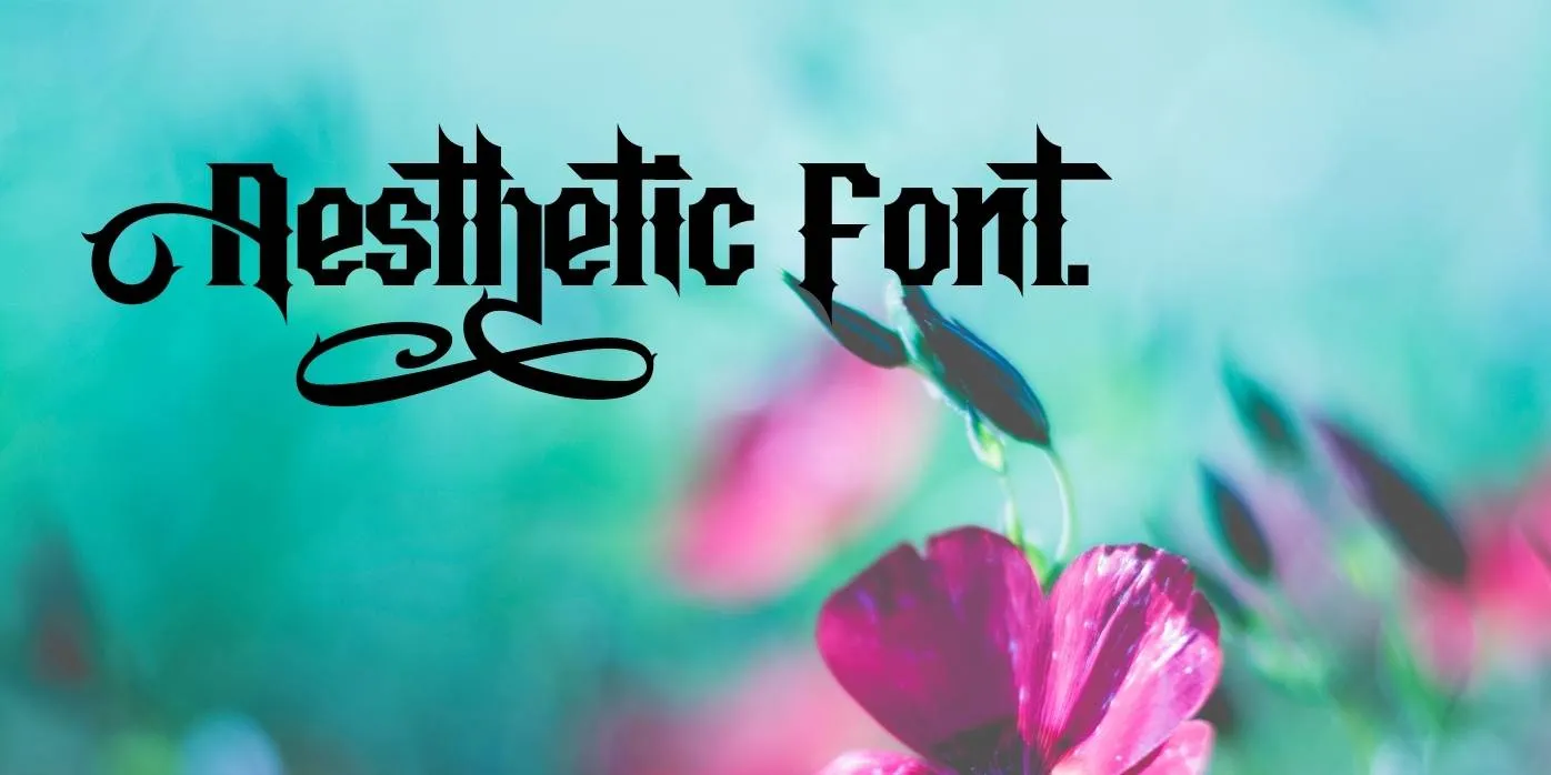 Aesthetic Font Free Download