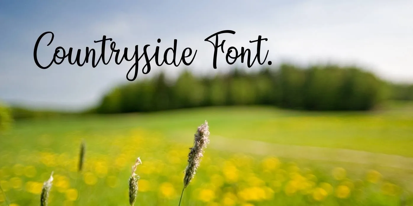 Countryside Font Free Download