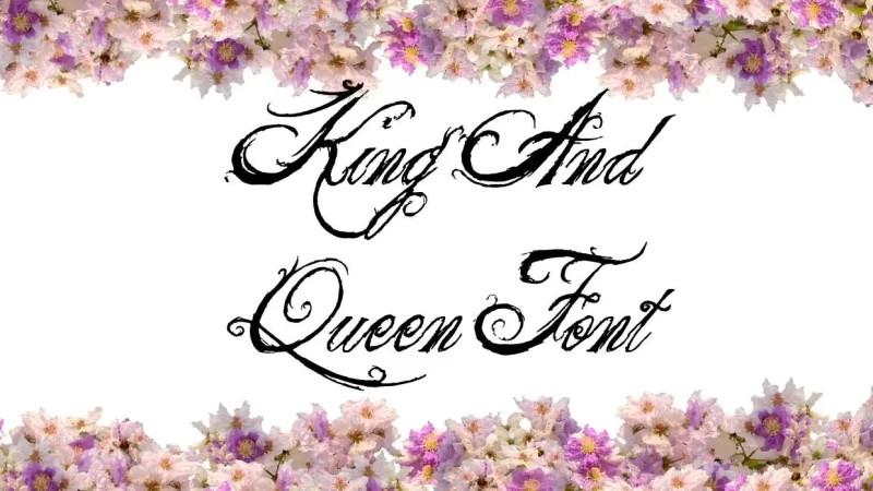 King And Queen Font Free Download