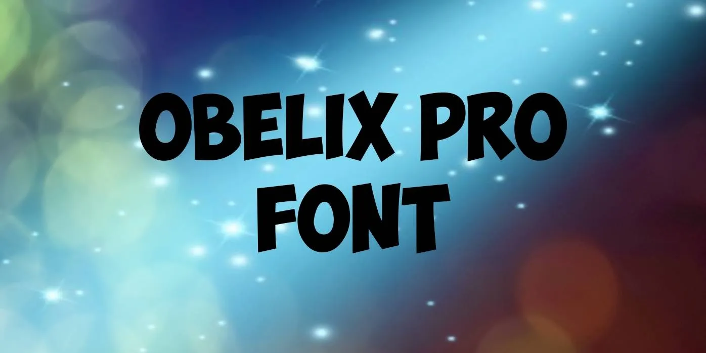 Obelix Pro Font Free Download
