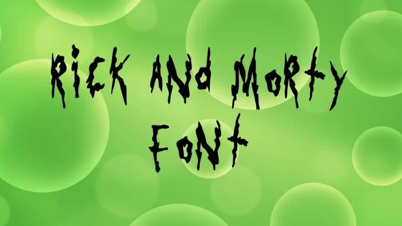 Rick and Morty Font Free Font