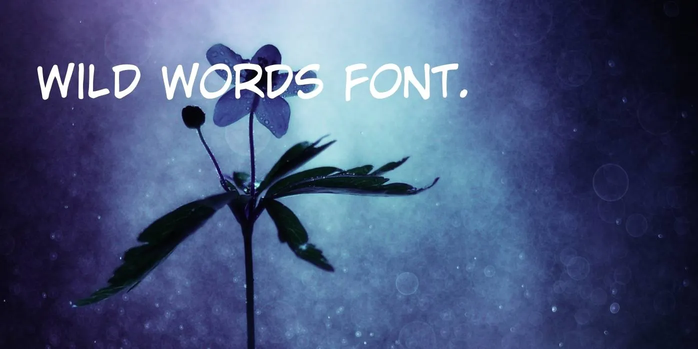 Wild Words Font Free Download