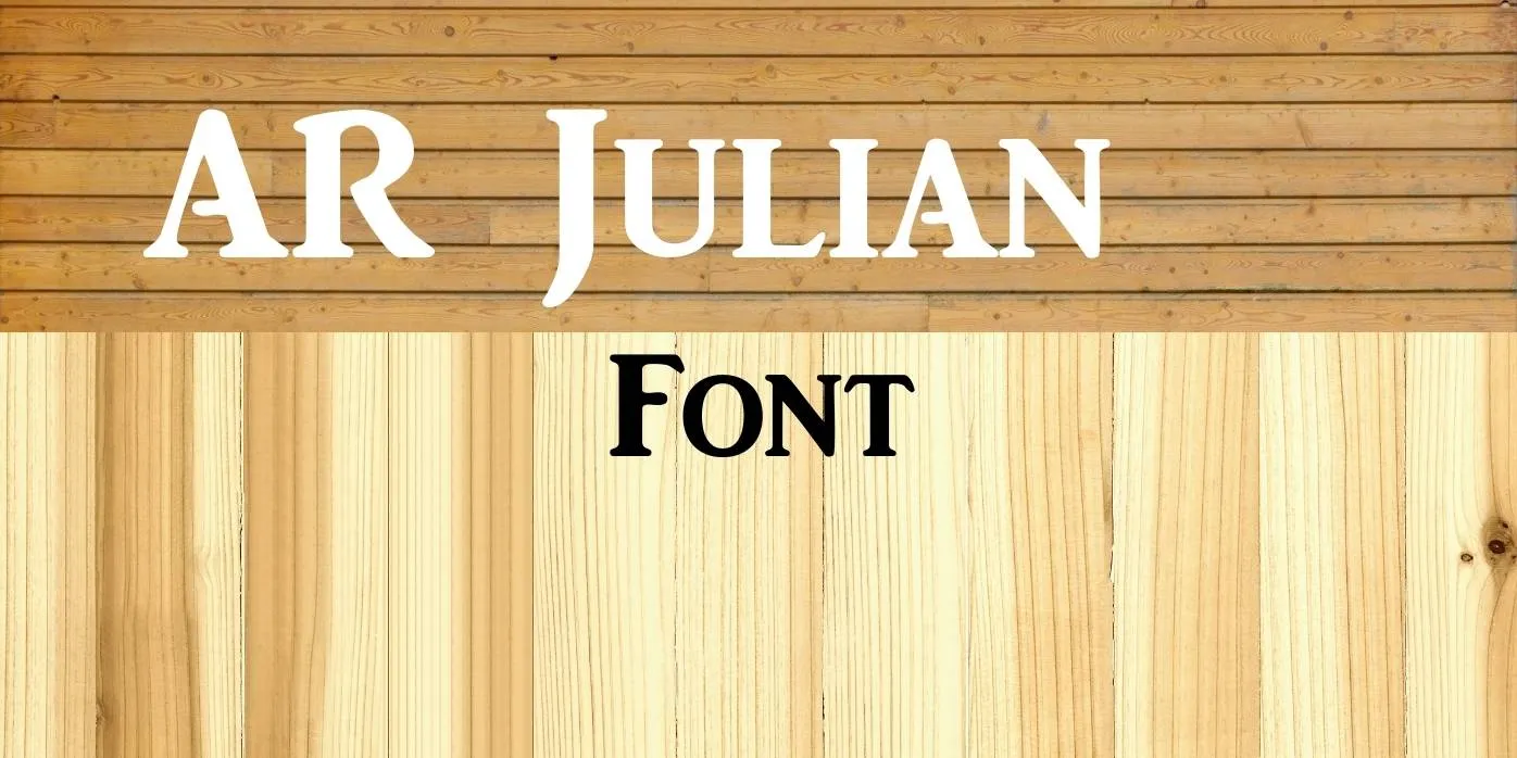 AR Julian Font Free download