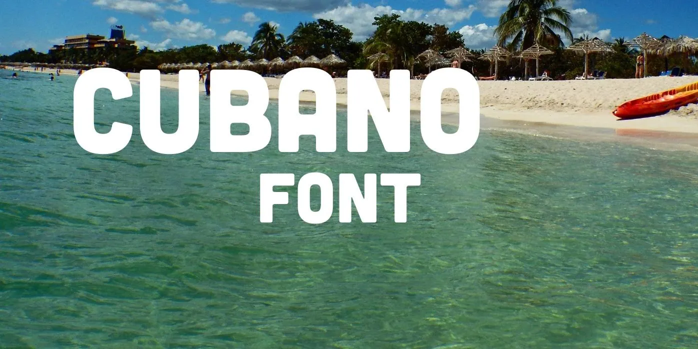Cubano Font Free Download