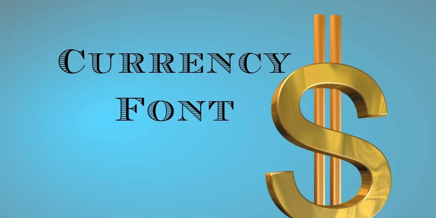 Currency Font Free Download