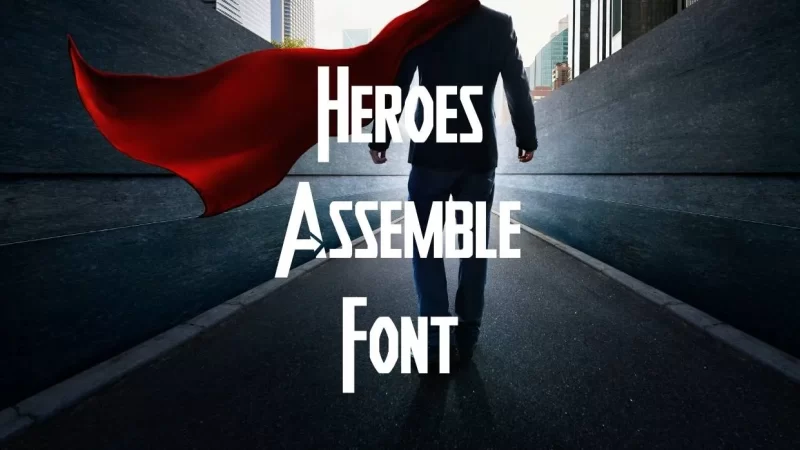 Heroes Assemble Font Free Download