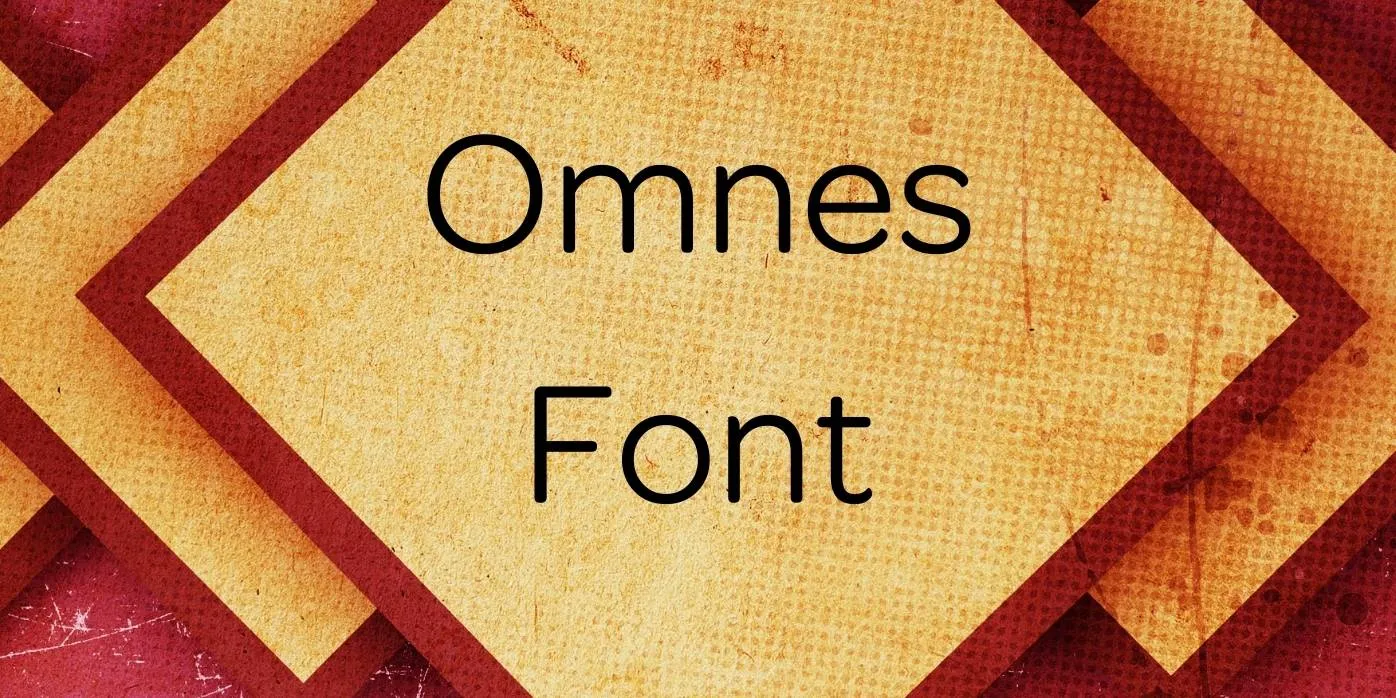 Omnes Font Free Download