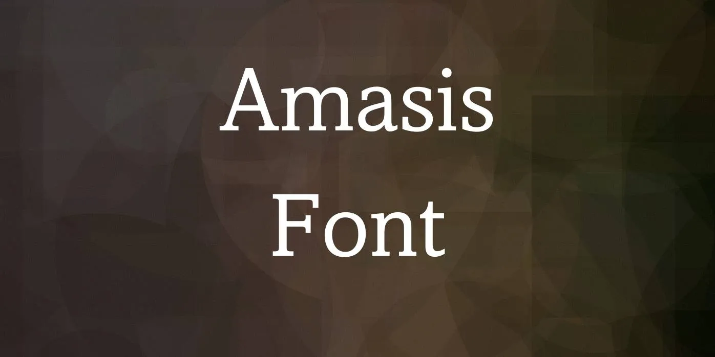 Amasis Font Free Download