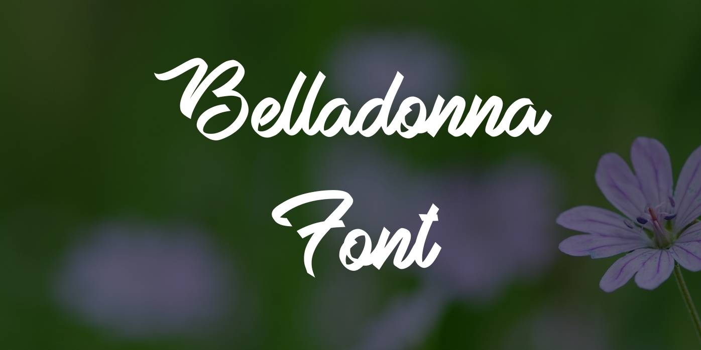Belladonna Font Free Download