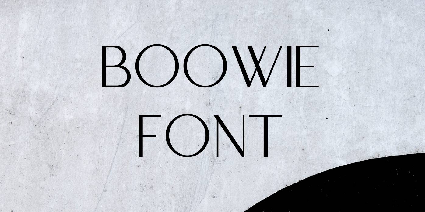 Boowie Font Free Download