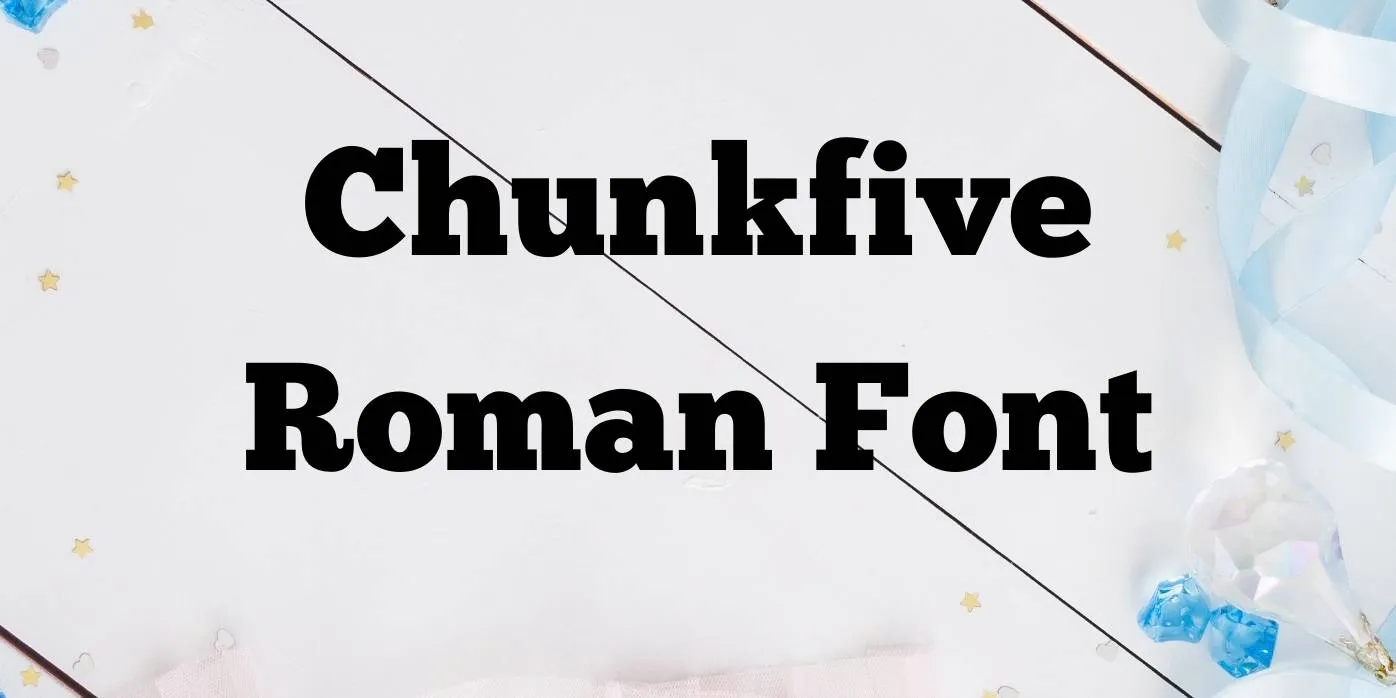 Chunk Five Roman Font Free Download