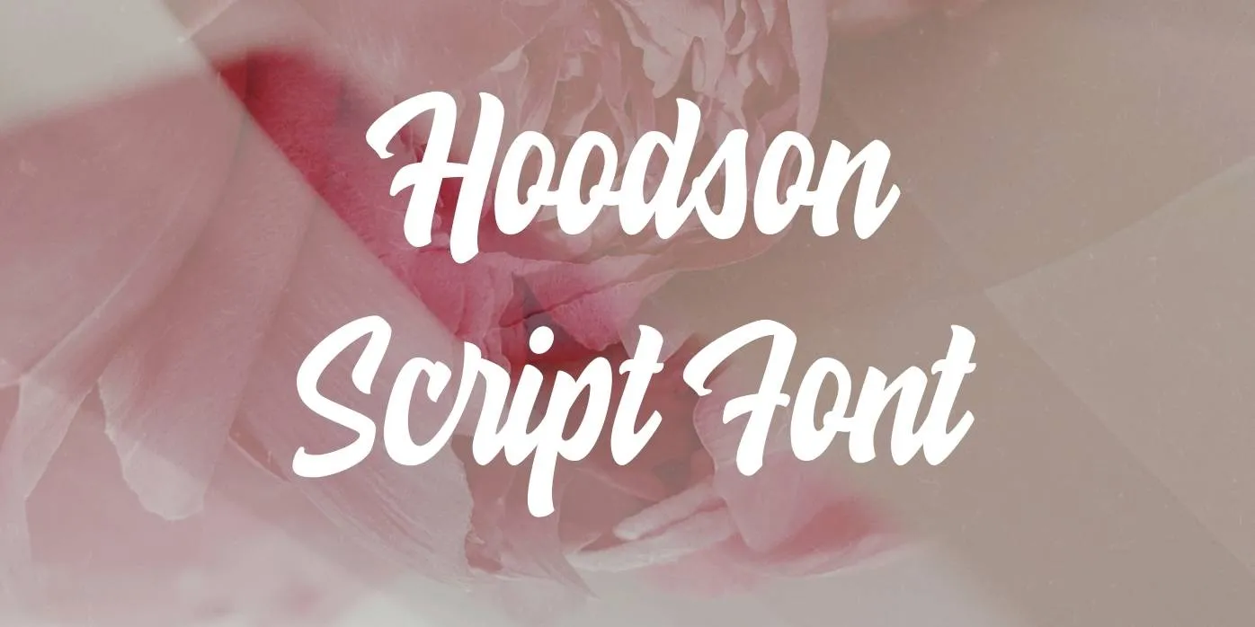 Hoodson Script Font Free Download