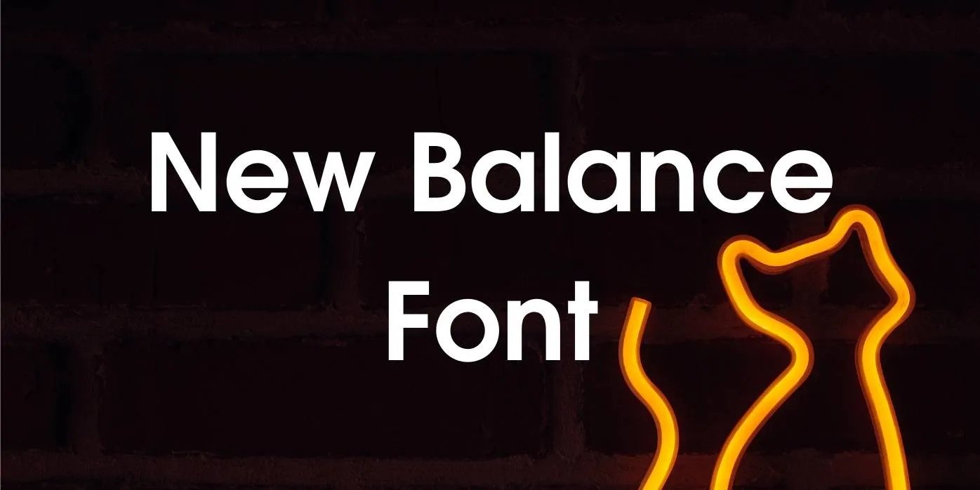New Balance Font Free Download