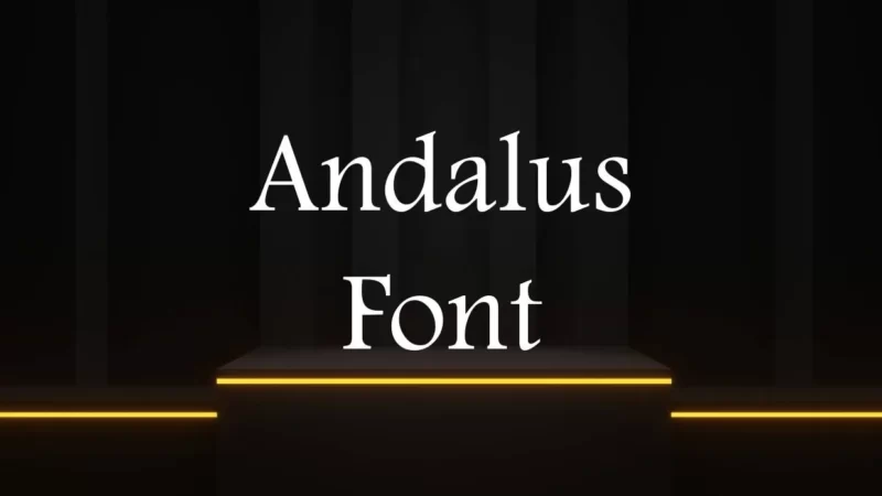 Andalus Font Free Download