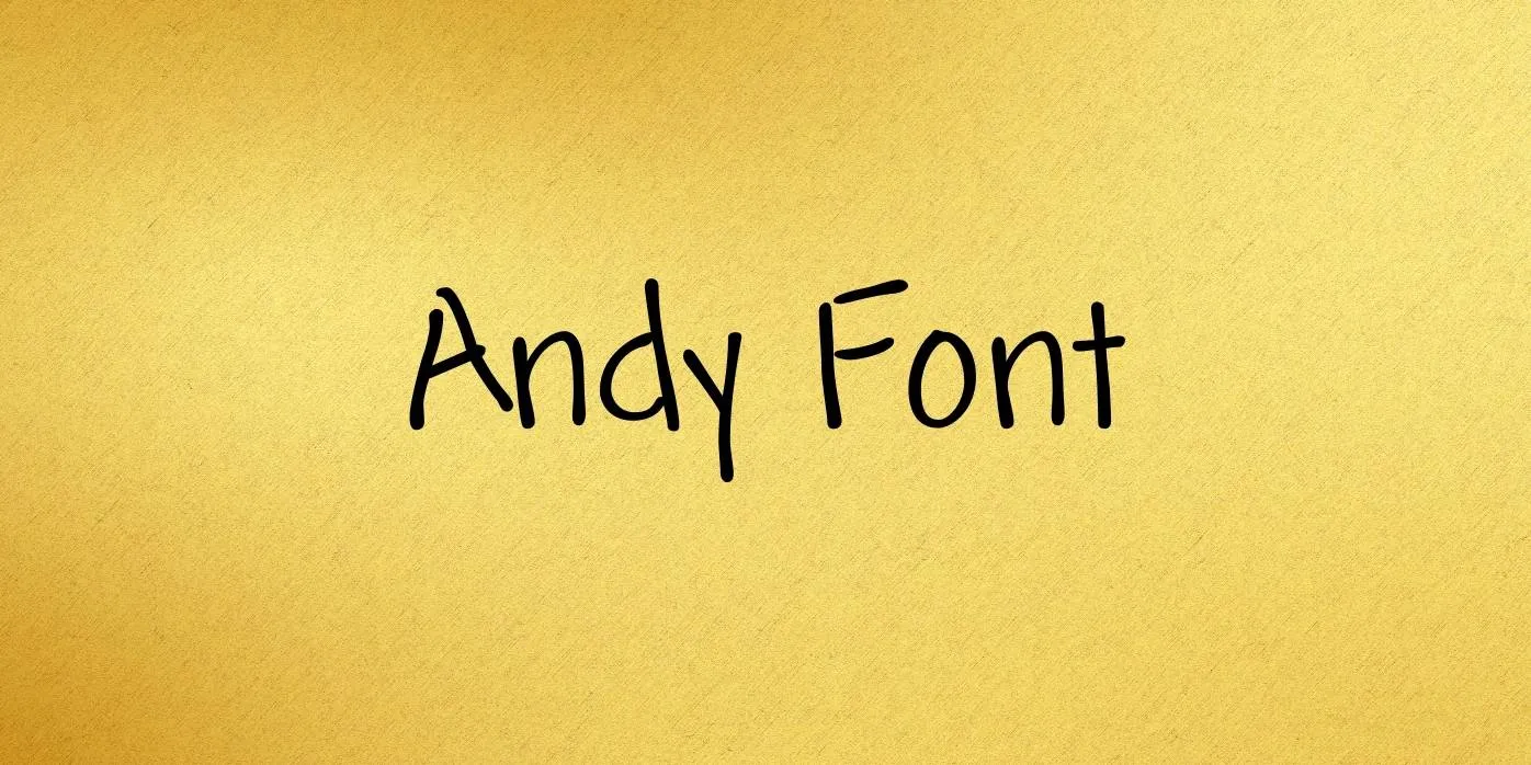 Andy Font Free Download