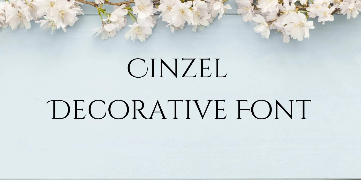 Cinzel Decorative Font Free Download