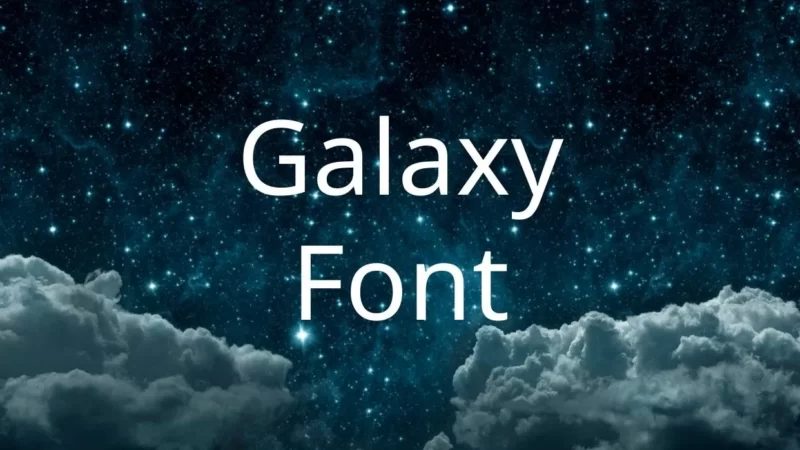 Galaxy Font Free Download