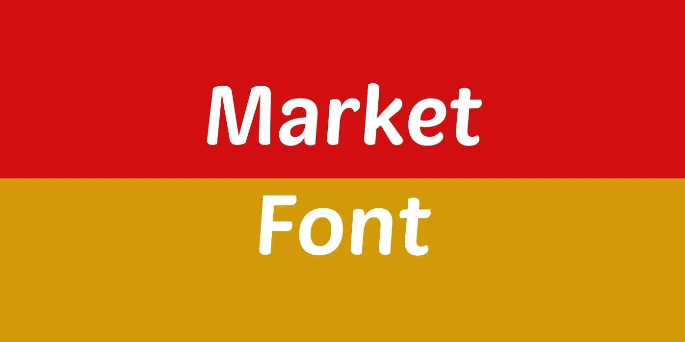 Market Font Free Download