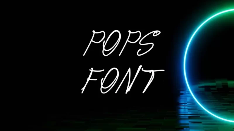 Pops Font Free Download