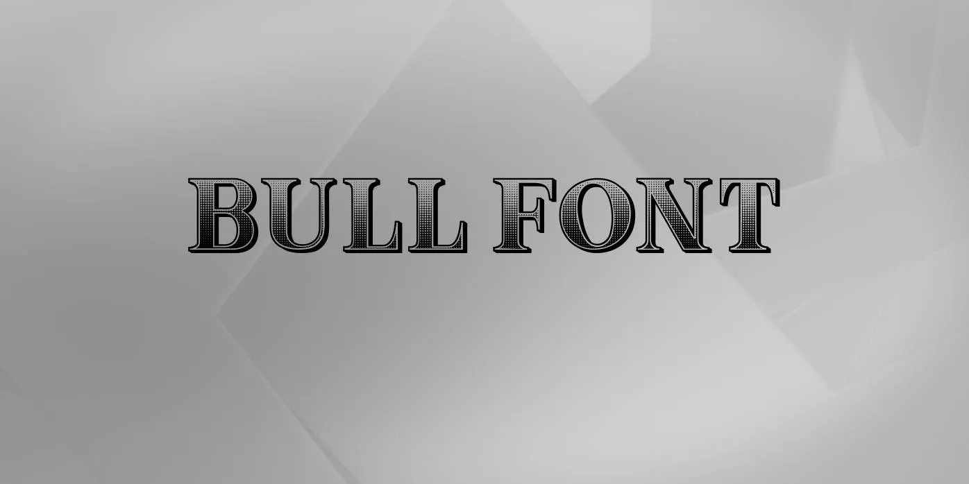 Bull Font Free Download