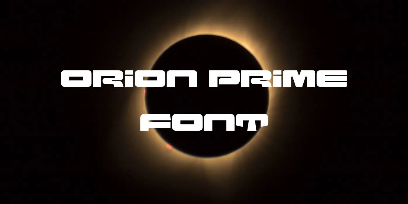 Orion Prime Font Free Download