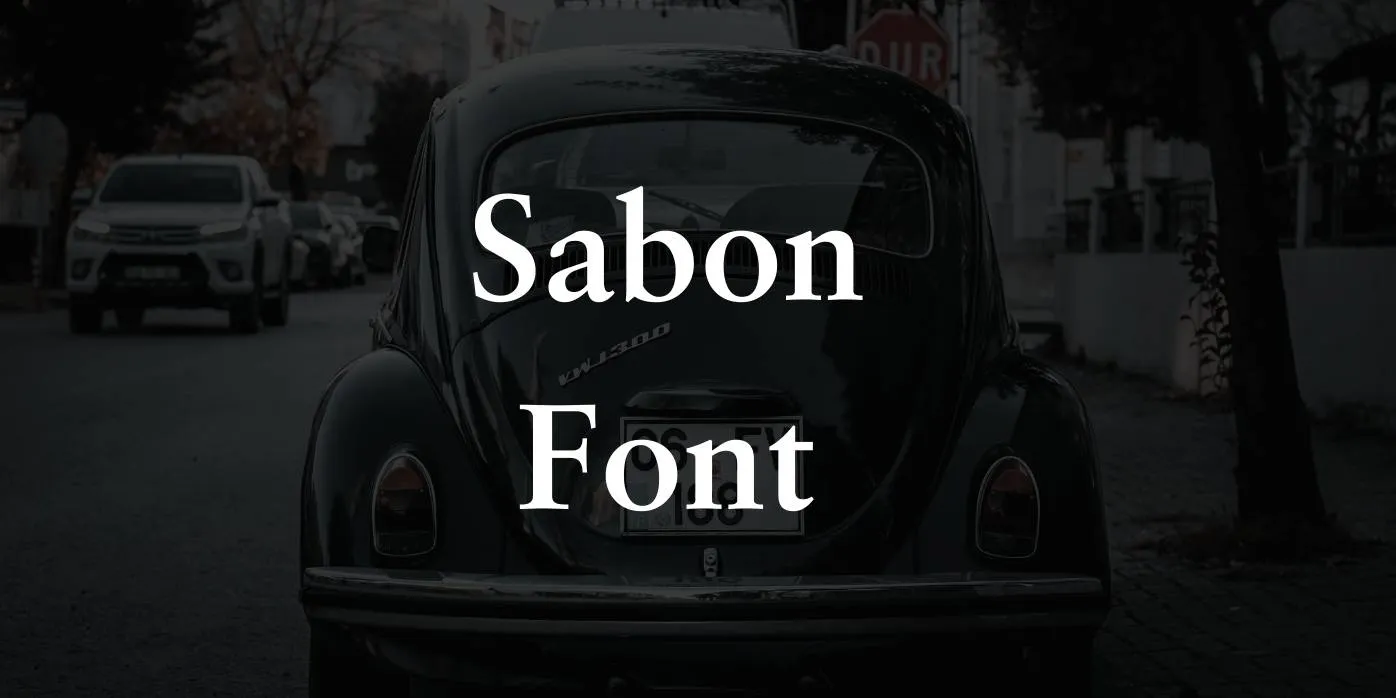 Sabon Font Free Download