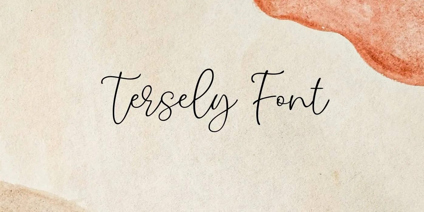 Tersely Font Free Download