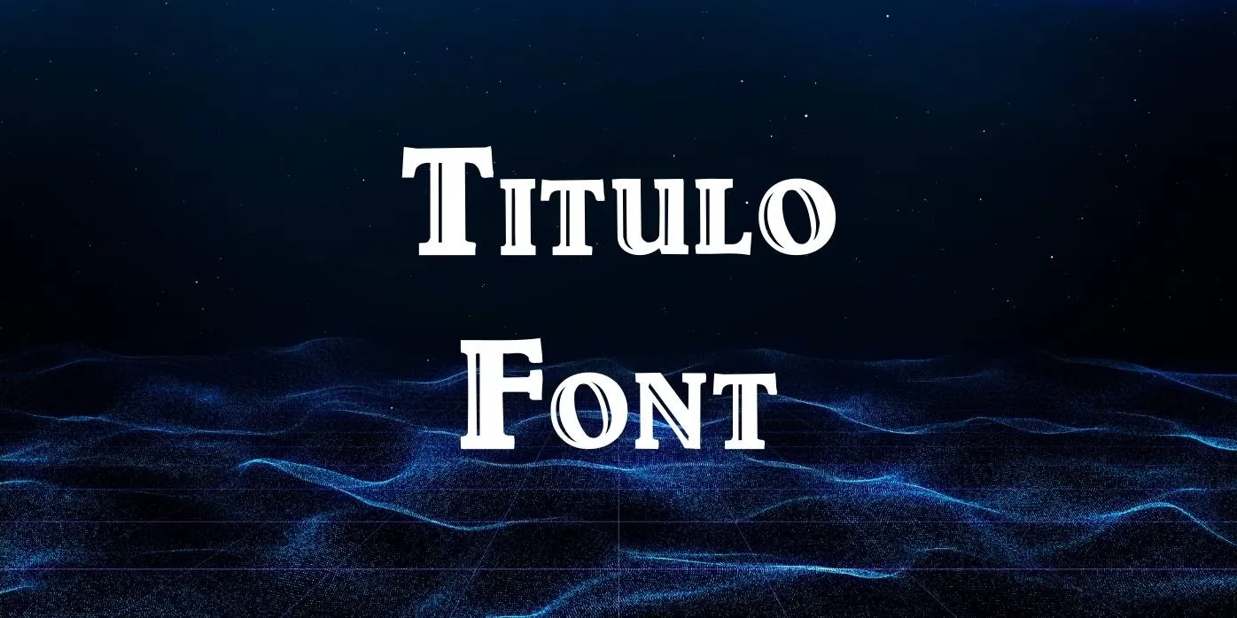 Titulo Font Free Download