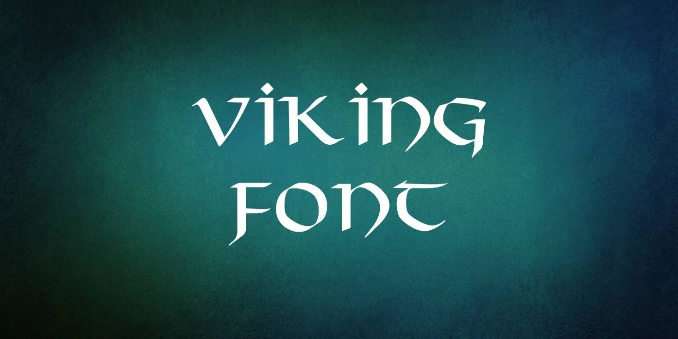 Viking Font Free Download