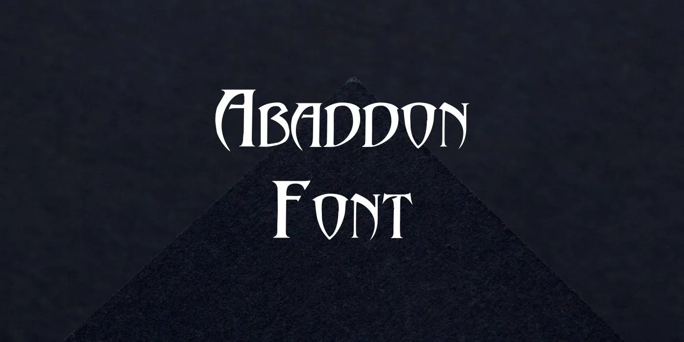 Abaddon Font Free Download