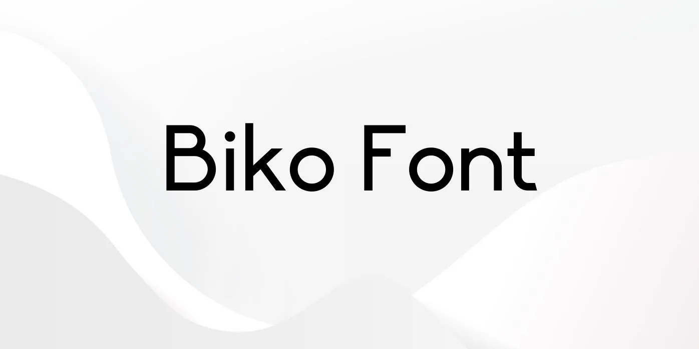 Biko Font Free Download