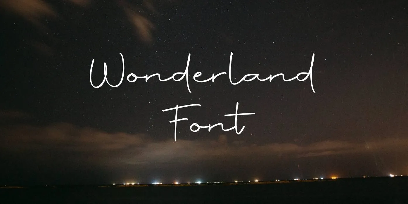Wonderland Font Free Download