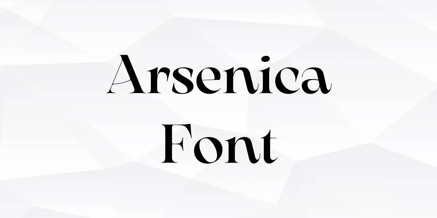 Arsenica Font Free Download