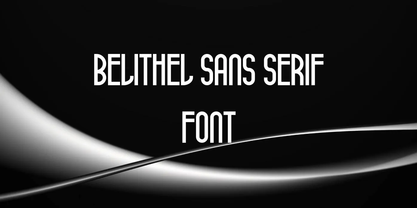 Belithel Sans Serif Font Free Download