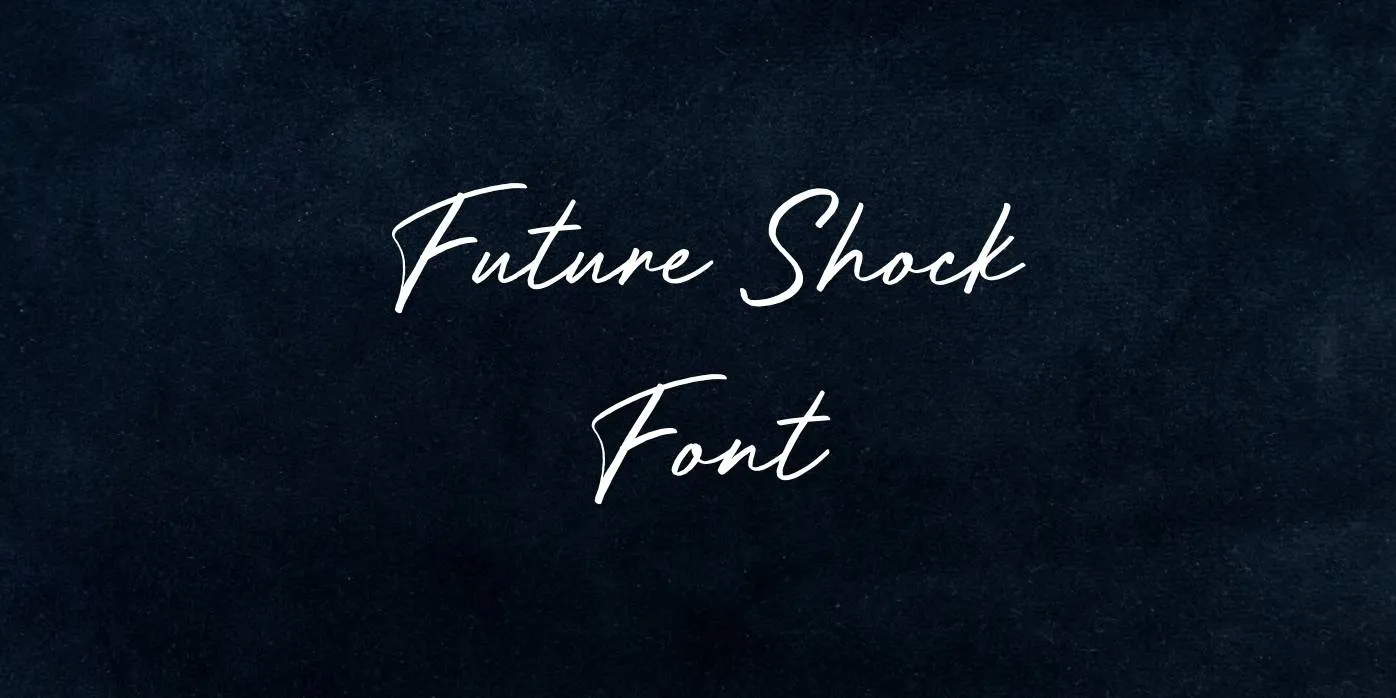 Future Shock Font Free Download