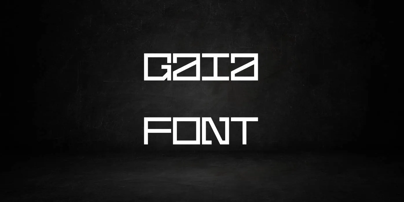 Gaia Font Free Download