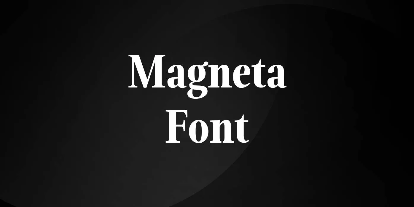 Magneta Font Free Dowaload