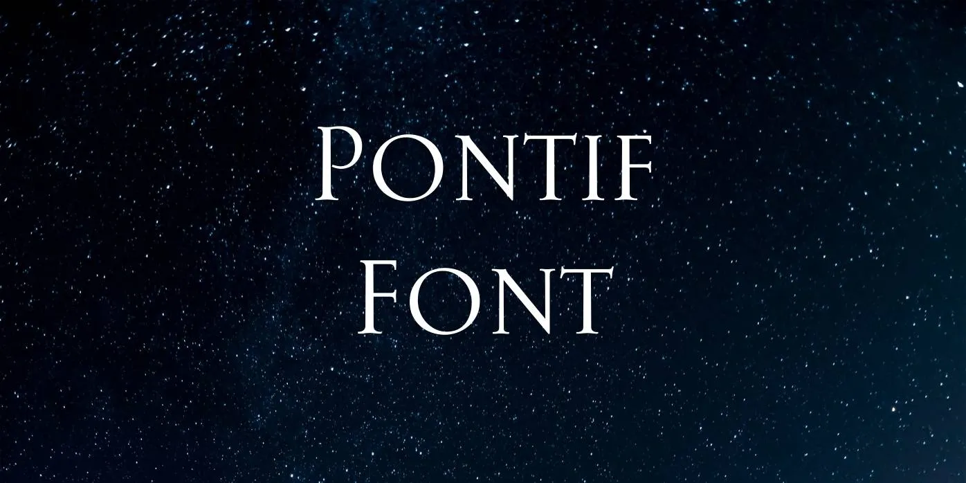 Pontif Font Free Download