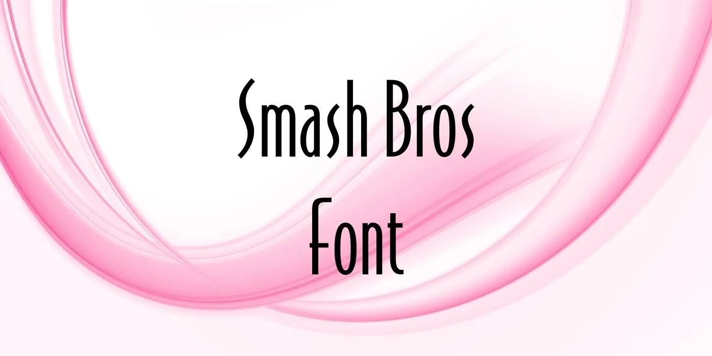Smash Bros Font Free Download