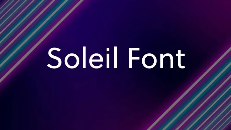 Soleil Font Free Download