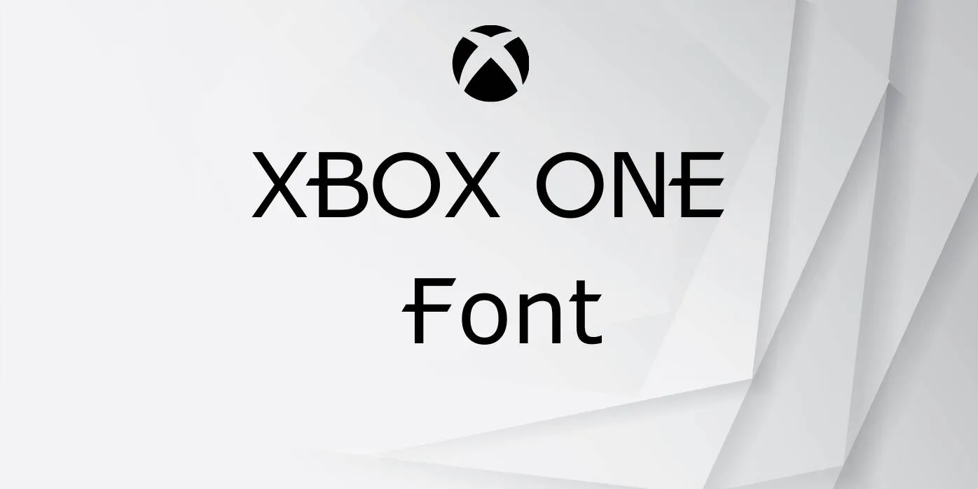 Xbox One Font Free Download