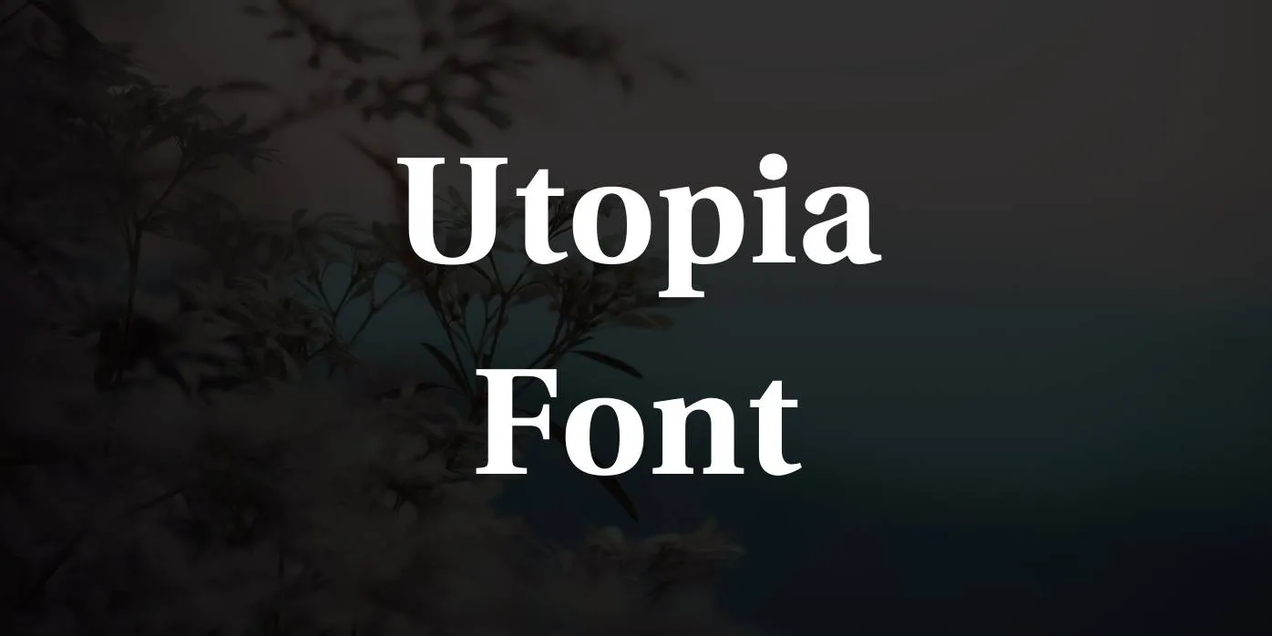 Utopia Font Free Download