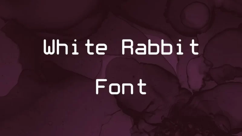 White Rabbit Font Free Download