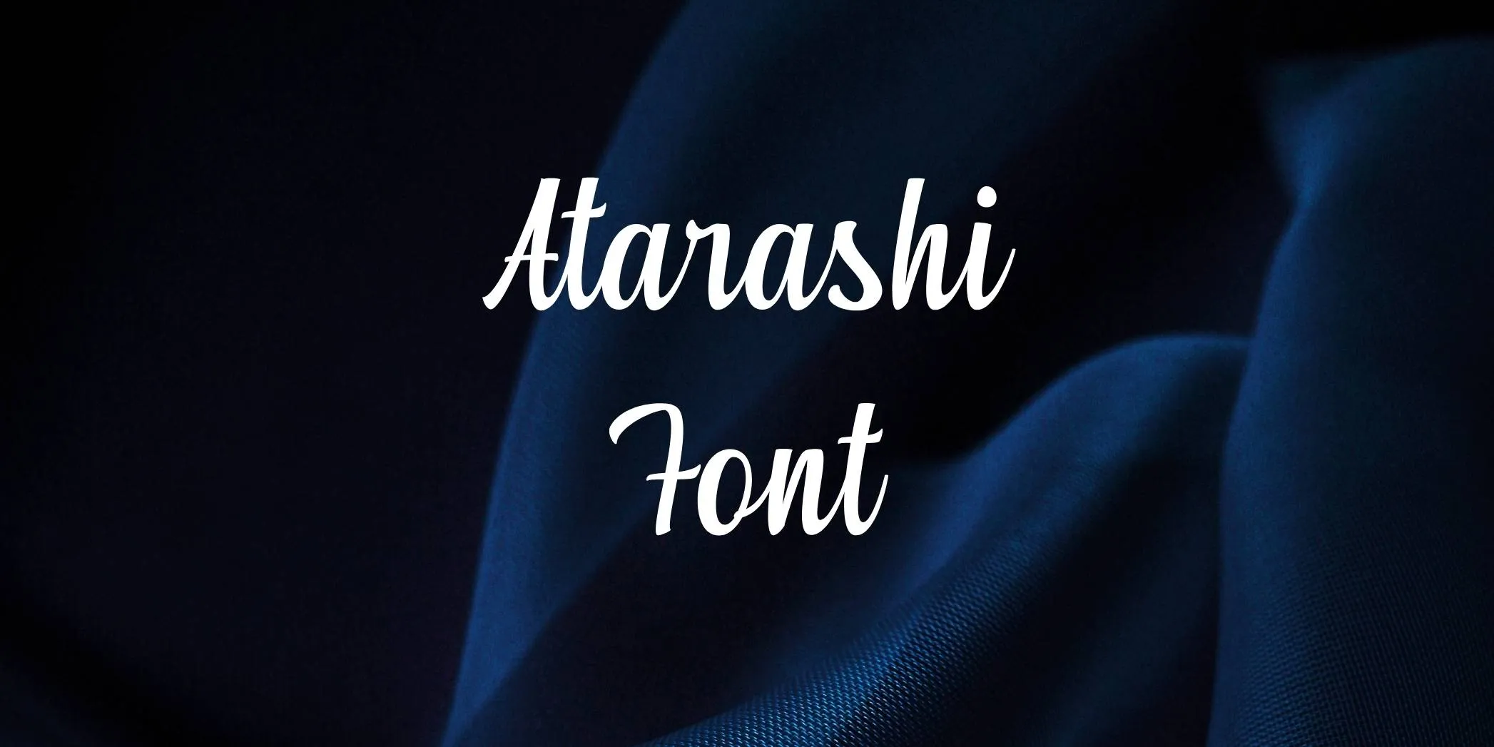 Atarashi Font Free Download