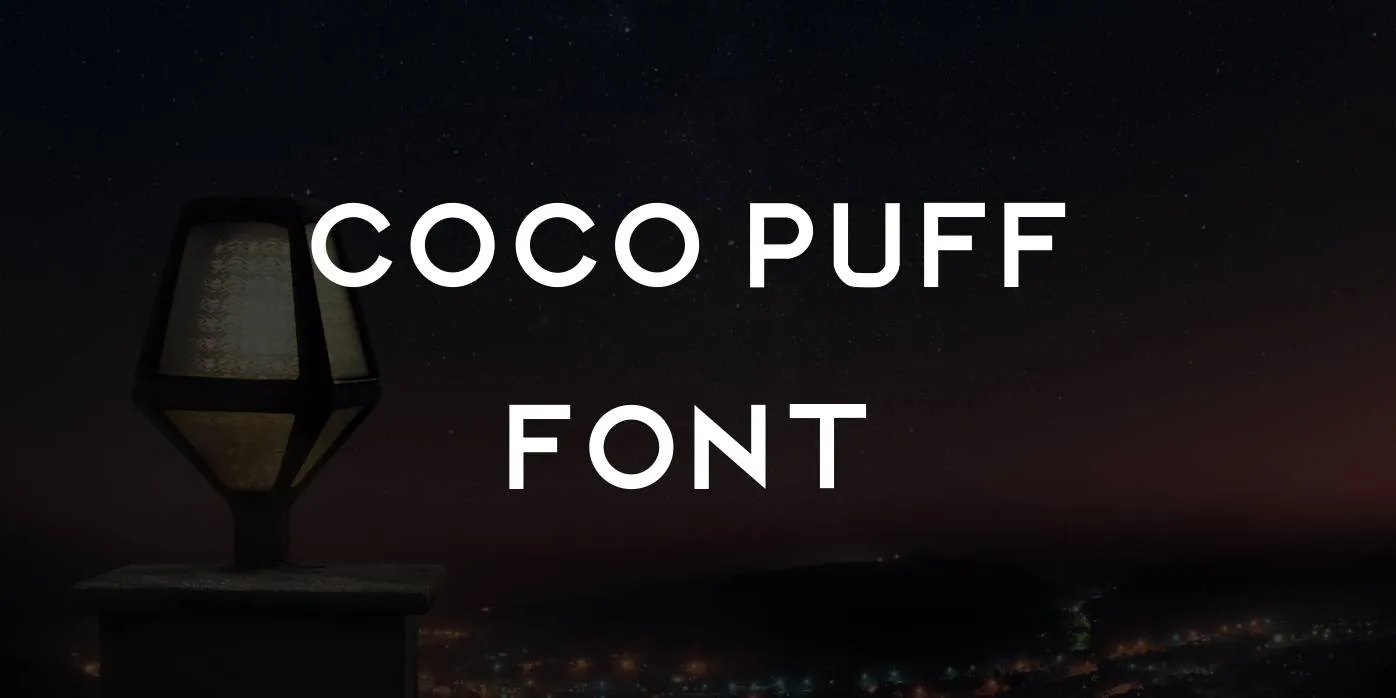 Coco Puff Font Free Download