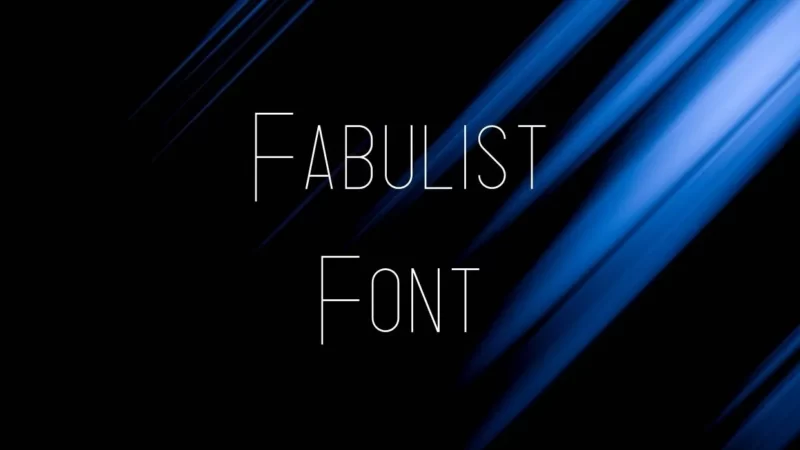 Fabulist Font Free Download